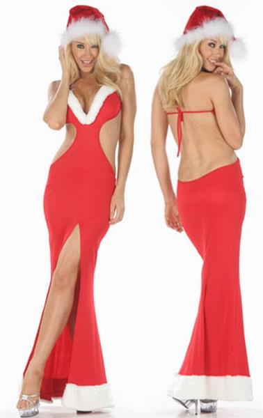 Sexy Mrs. Claus Christmas Gown
