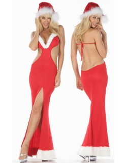 Sexy Mrs. Claus Christmas Gown