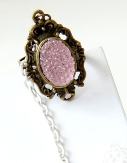 White Lace Flower Lolita Bracelet Ring Jewelry