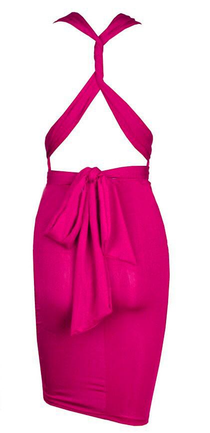 Madrid Rose Wrap Dress