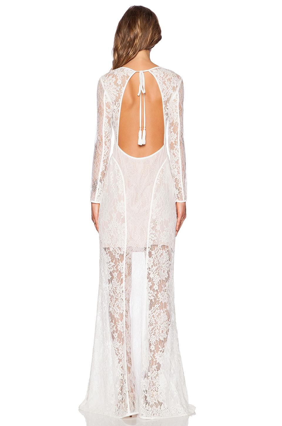 White Lace Maxi Dress