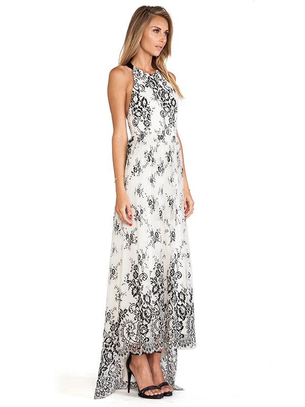 Sexy Floral Long Dress