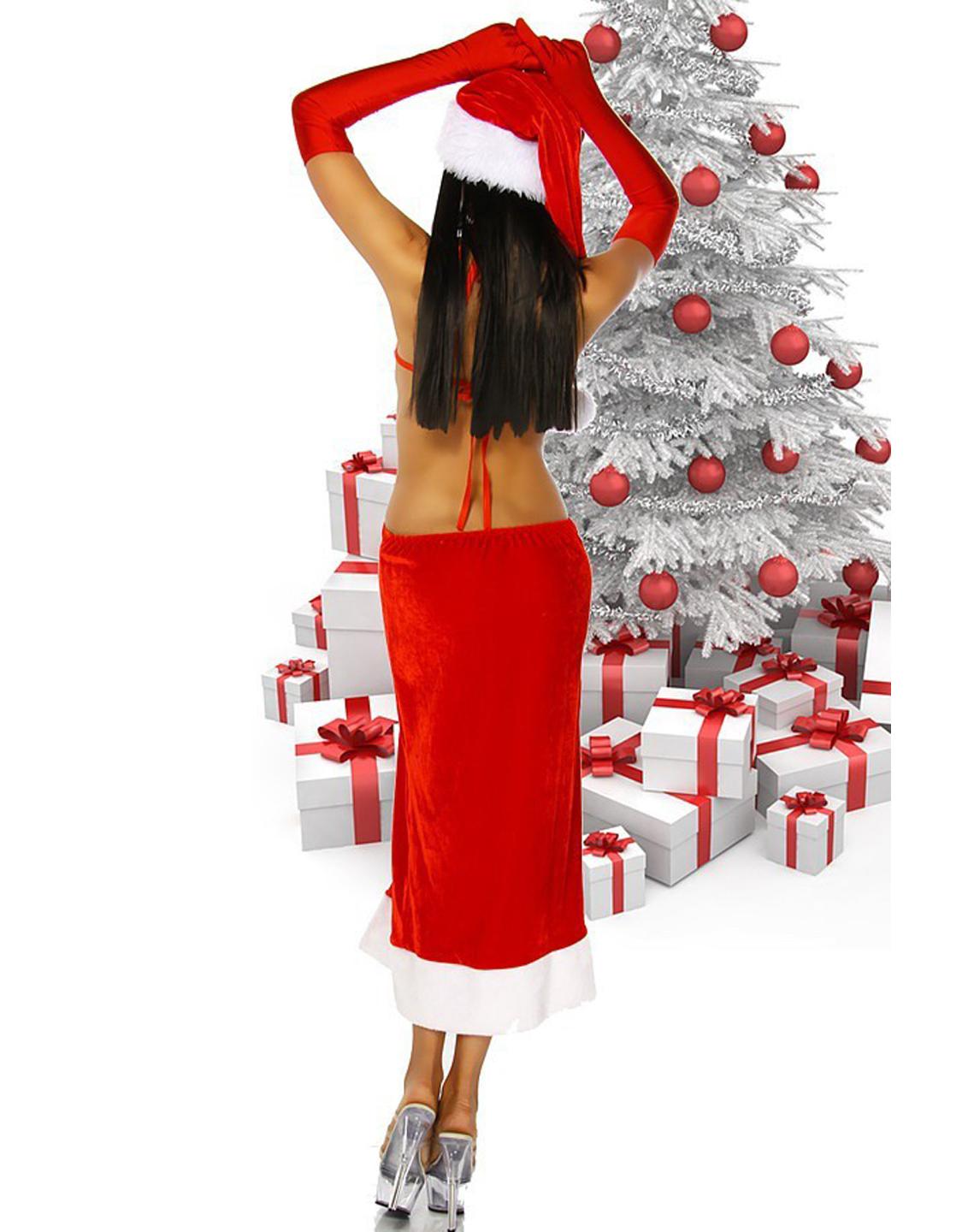 Sexy Mrs. Claus Christmas Gown