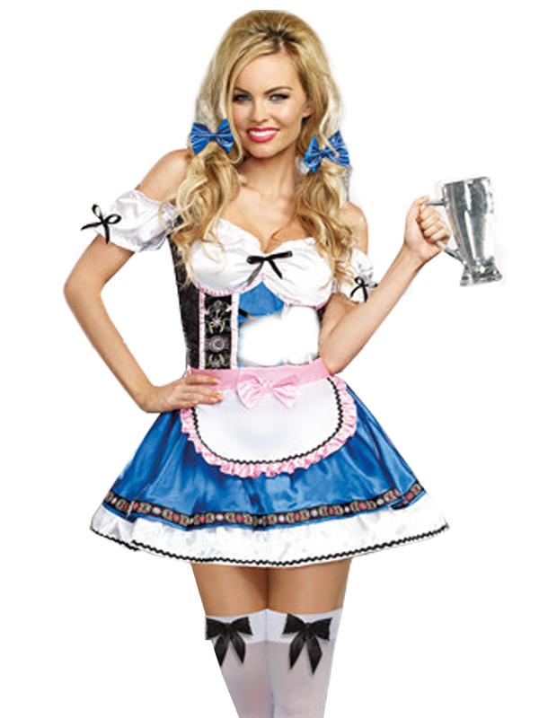 Fashion Beer Girl Halloween Costume 