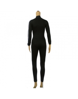 Fashion Patchwork Long Sleeve Jumpsuits