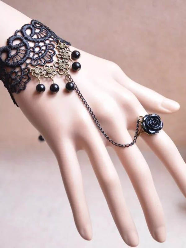 Fashion Black Lace Bracelet