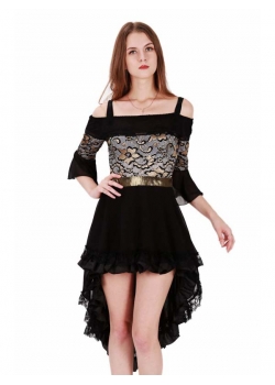 Sexy Floral Printed Party Dress