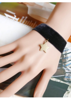 Simple Black Geometrical Bracelet