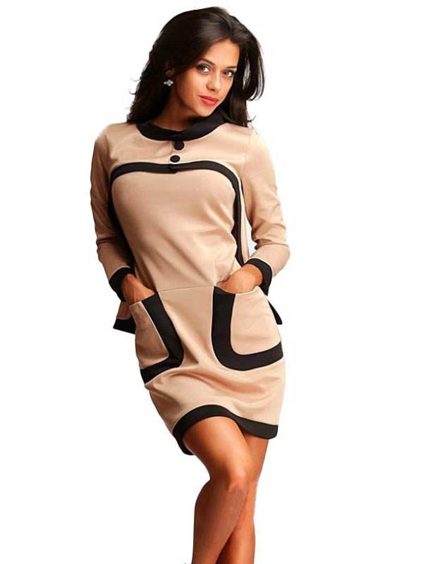  Long Sleeve Fashion Casual Dress