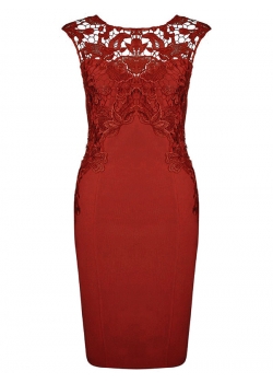 Red Fashion Woman Dress