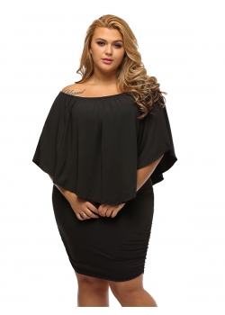 Women Fashion Plus Size Casual Dress