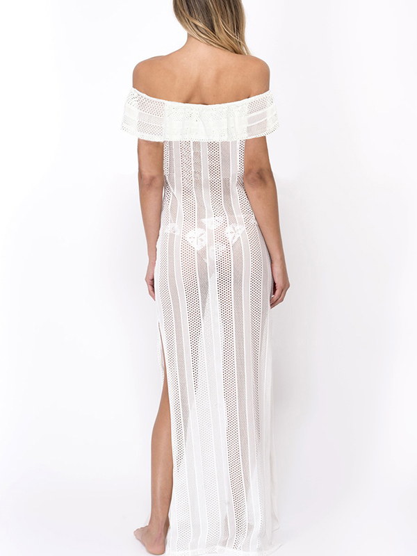 Long Sexy Off Shoulder  Beach Dress