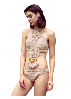 Women Sexy Crochet Bikini Set