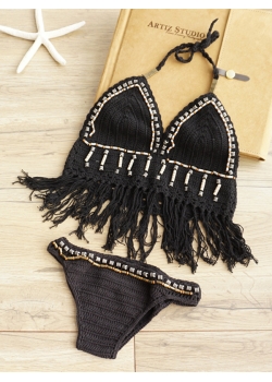Sexy Beach Crochet Swimwear Bikini