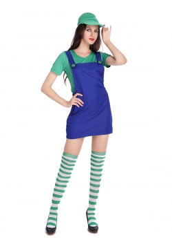 Women Harness Short Pants Mario Costume