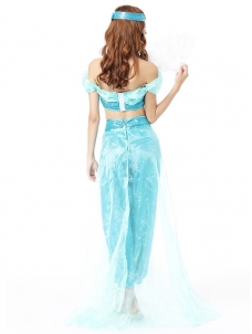 Blue One Size Off Shoulder International Costume