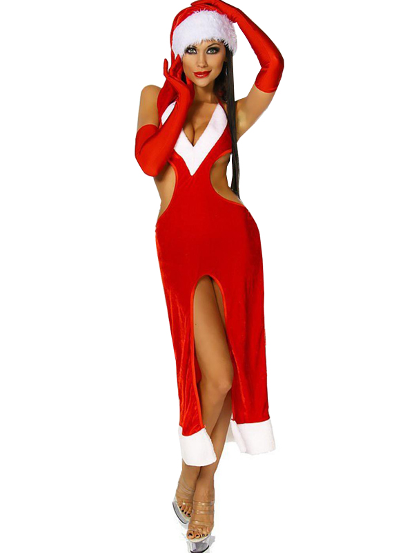 Sexy Mrs. Claus Christmas Gown