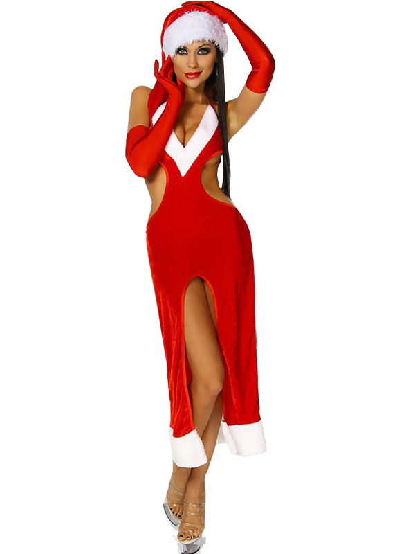 Sexy Mrs. Claus Christmas Gown