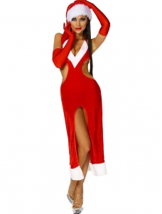 Sexy Mrs. Claus Christmas Gown