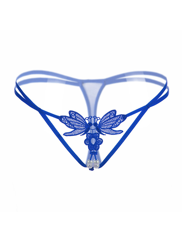 7 Colors One Size Open Front G-String Panties