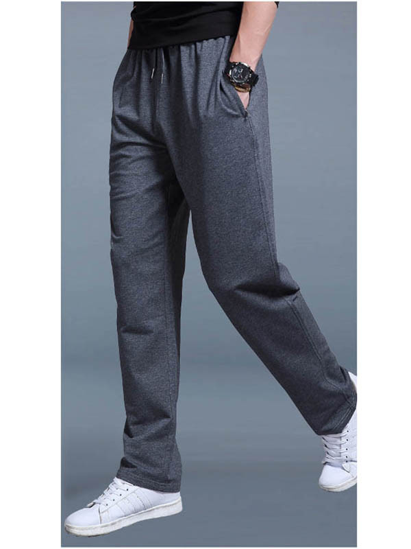 Dark Grey L-5XL Men Athletic Running Pants
