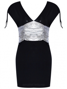 Black M&L Sexy Women Bodycon Dress