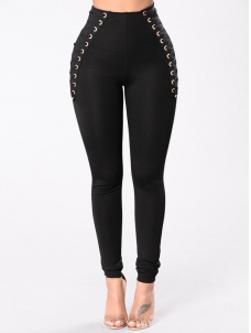Black S-XL Women Fashion Pants
