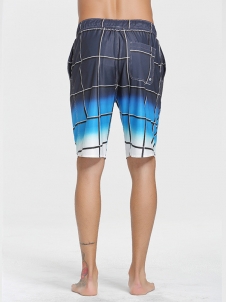 Blue L-3XL Men Bomb Boardshort Pants