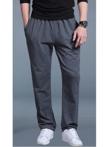 Dark Grey L-5XL Men Athletic Running Pants