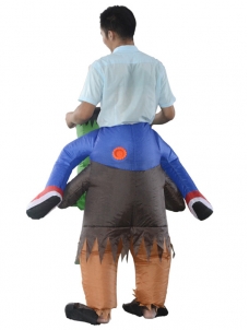 Green One Size Adult Inflatable Monster Costume