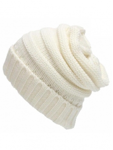 Winter Warm Cable Knit Thick Slouch Hats