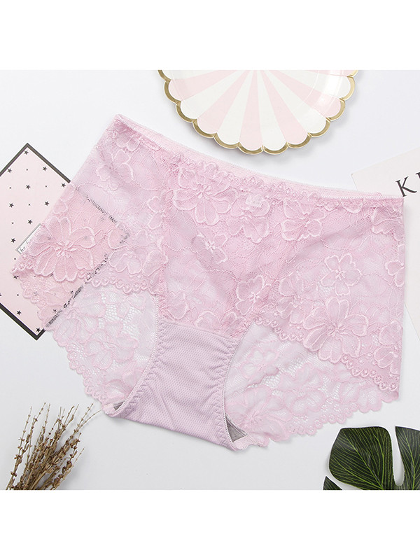 10 Colors M-L Floral Lace Seamless Underwear