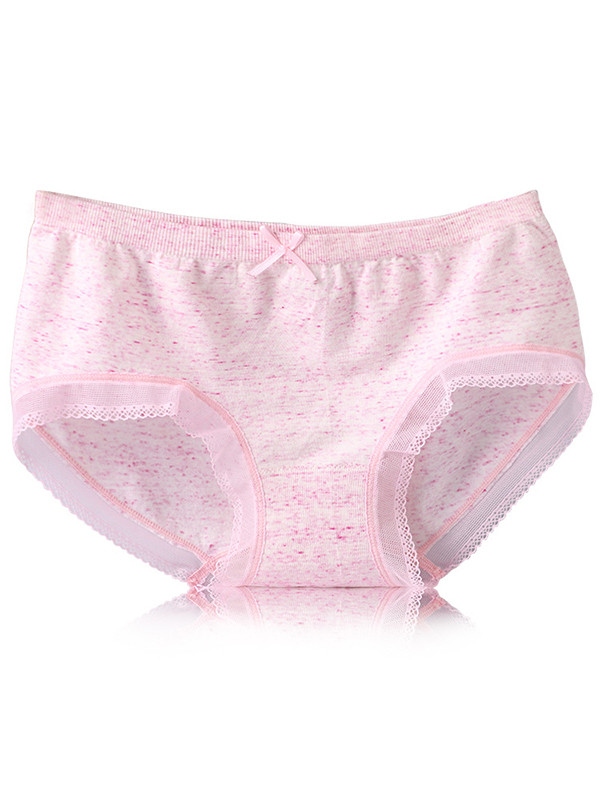 5 Colors One Size Lace Side Seamless Underwear