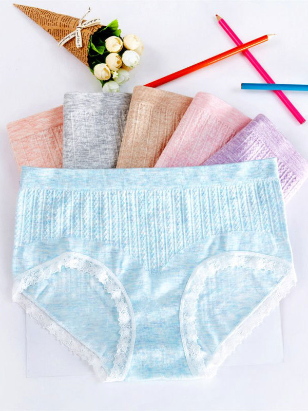 6 Colors One Size Cotton Seamless Underwear