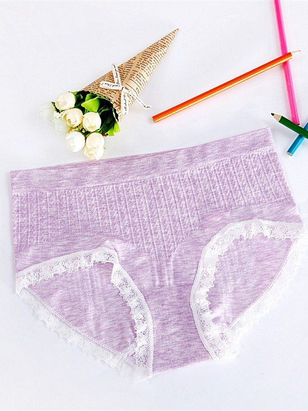 6 Colors One Size Cotton Seamless Underwear