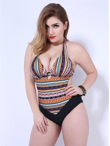 Plus Size Swimwear Women Swimsuit Summer Female Sexy Bathing Suit  Yellow