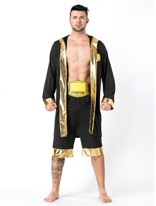 Men Cosplay Boxing Long Sleeve Coustume