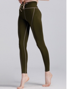 Halter High Waist Yoga Legging Green