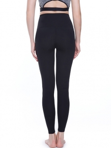 High Waist Lace Up Yoga Legging Black