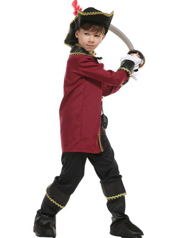 Captain Kinder Pirate kost Cosplay Costume