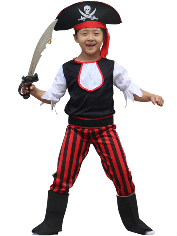Halloween Cosplay Pirate boy Costume