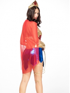  Halloween Superwomen Suit Cosplay Costume