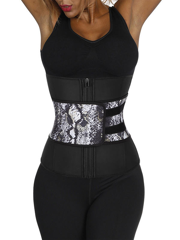Powerful Belt Snake Zipper Big Size Waist Cincher