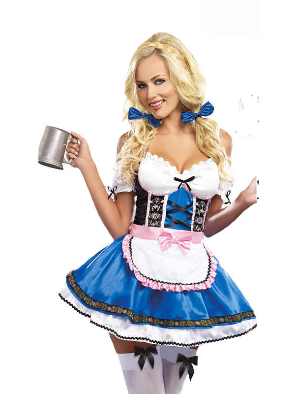 Women Beer Girl Costume Fancy Dress (including fancy dress)