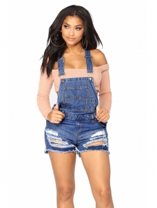 Women Denim Summer Fashion Romper