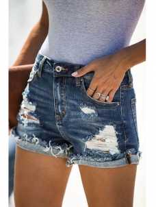 Women Fashion Short Denim Trousers