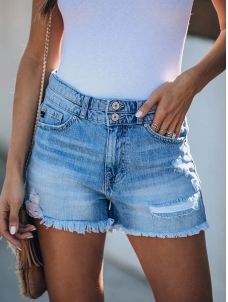 Women Fashion Short Denim Trousers