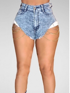 Women Fashion Short Denim Trousers