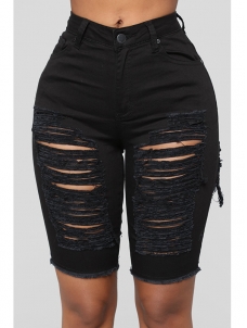 Women Fashion Short Denim Trousers