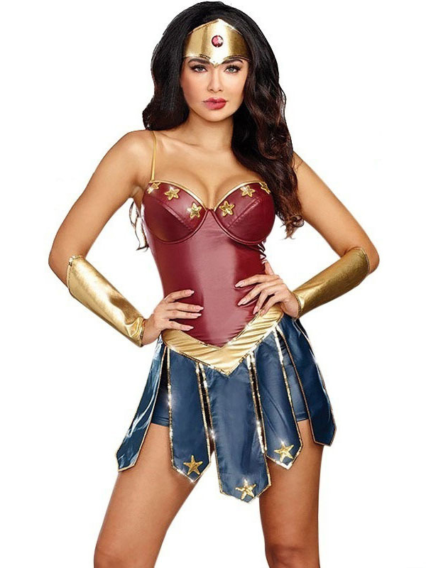 Sexy Superwomen Halloween Costume (including fancy dress)